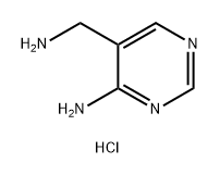 4-氨基-5-嘧啶甲胺盐酸盐(1:2) 结构式