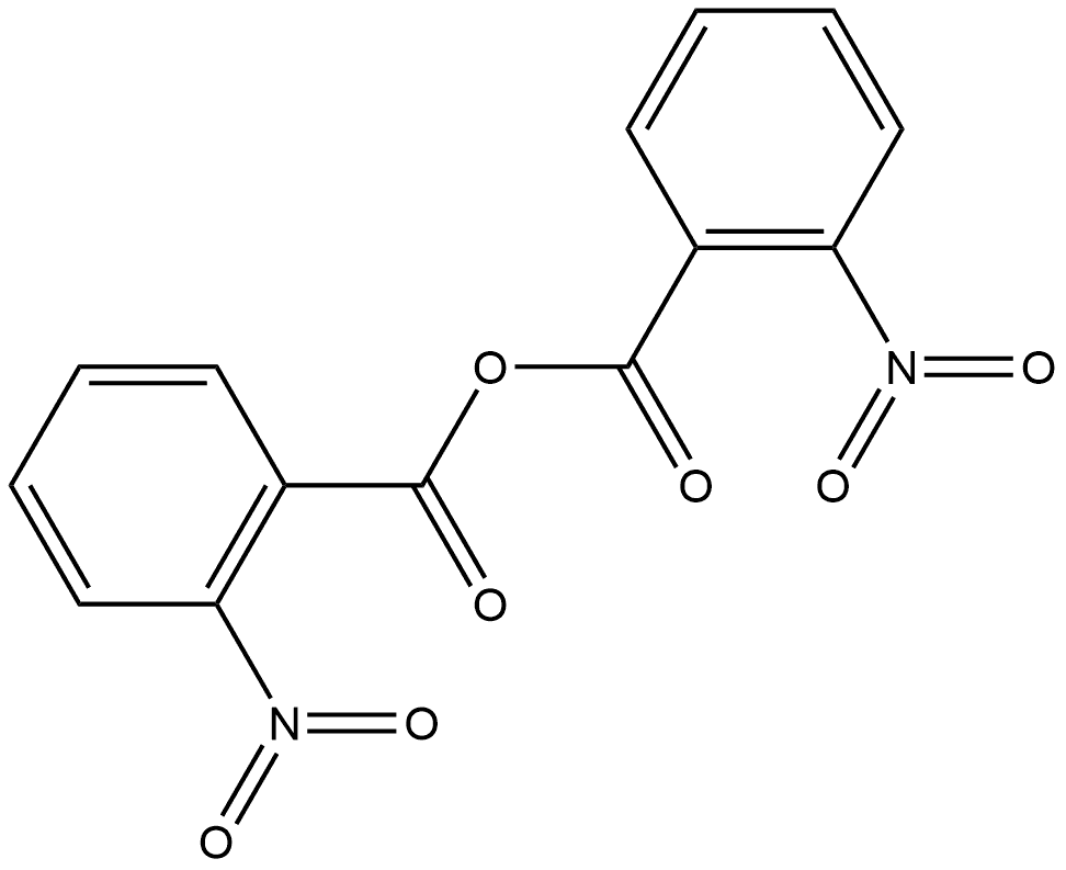 Benzoic acid, 2-nitro-, 1,1'-anhydride Struktur