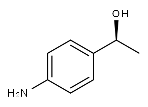(S)-1-(4-氨基苯基)乙-1-醇 结构式