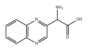 2-amino-2-(quinoxalin-2-yl)acetic acid 结构式