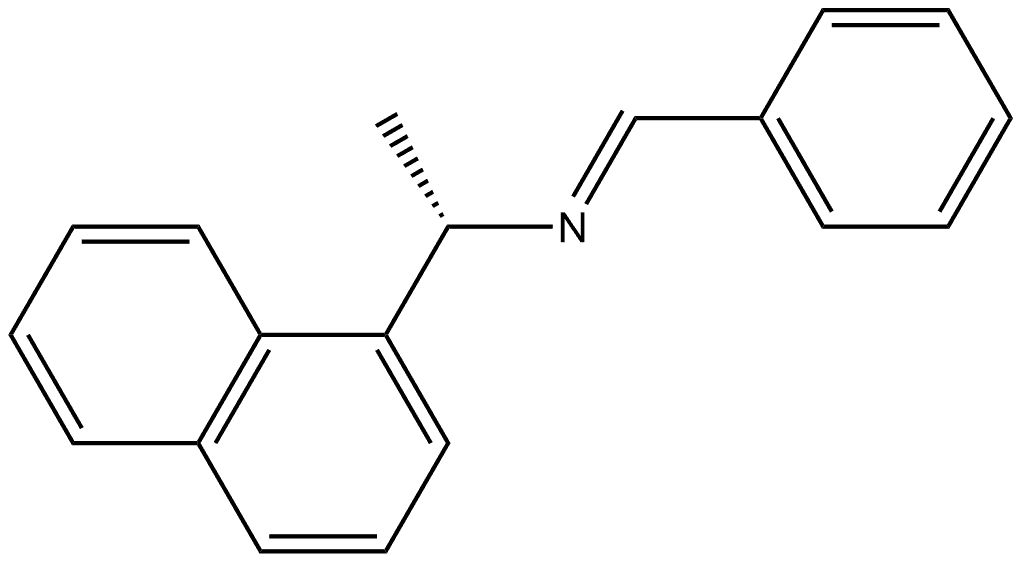 1-Naphthalenemethanamine, α-methyl-N-(phenylmethylene)-, [N(E),αS]-