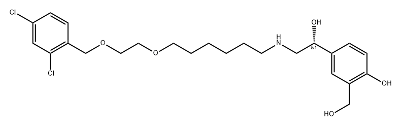 Vilanterol Impurity 6 Triphenylacetate Structure