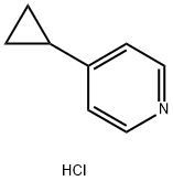 4-cyclopropylpyridine hydrochloride 结构式
