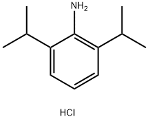 2,6-Diisopropylaniline hydrochloride Struktur