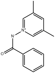 3,5-ジメチル-1-[(α-オキシラトベンジリデン)アミノ]ピリジニウム 化学構造式