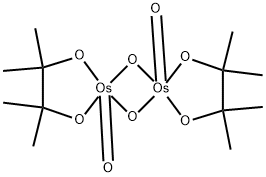 (2,3-Dimethylbutane-2,3-diolato)dioxoOsmium(VI)Dimer Struktur