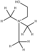 Ethanaminium, 2-hydroxy-N,N,N-tri(methyl-d3)- (9CI) Structure