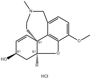 Galanthamine hydrochloride salt Structure