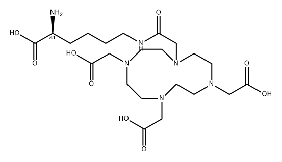 Lysine-DOTA Structure