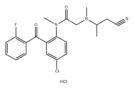 Alozafone hydrochloride Struktur