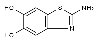 5,6-Benzothiazolediol,2-amino-(9CI) Struktur