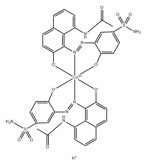 酸性蓝 3GL, 51053-44-2, 结构式