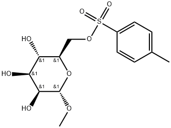 α-D-Mannopyranoside, methyl, 6-(4-methylbenzenesulfonate) Structure