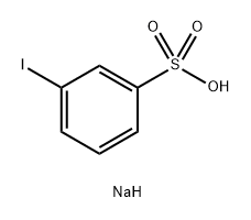 Benzenesulfonic acid, 3-iodo-, sodium salt (1:1) Struktur
