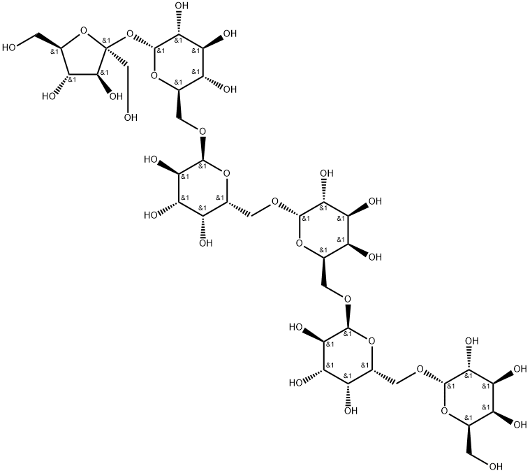 α-D-Glucopyranoside, β-D-fructofuranosyl O-α-D-galactopyranosyl-(1→6)-O-α-D-galactopyranosyl-(1→6)-O-α-D-galactopyranosyl-(1→6)-O-α-D-galactopyranosyl-(1→6)-