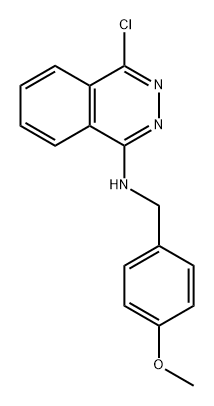 (4-Chloro-phthalazin-1-yl)-(4-methoxy-benzyl)-amine 结构式