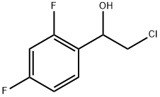 Benzenemethanol, α-(chloromethyl)-2,4-difluoro- Structure