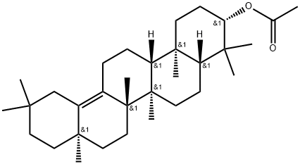 δ-アミリンアセタート 化学構造式