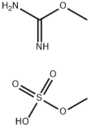 O-methylisourea sulfate monomethyl ester salt Structure