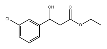 Benzenepropanoic acid, 3-chloro-β-hydroxy-, ethyl ester 结构式
