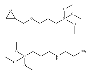 1,2-Ethanediamine,N-[(3-trimethoxysilyl)propyl]-,polymer with trimethoxy [3-(oxiranylmethoxy)propyl]silane Structure
