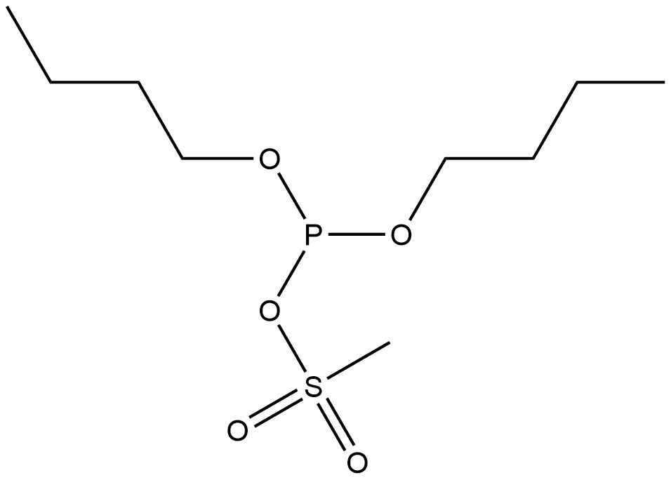Methanesulfonic acid, anhydride with dibutyl hydrogen phosphite (9CI)