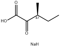 (±)-3-methyl-2-oxovaleric acid sodium salt Structure