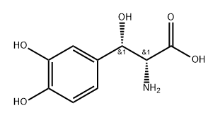 D-Threo-Dihydroxyphenylserine Struktur