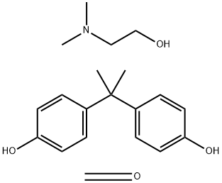 甲醛与2-(二甲基氨基)乙醇和4,4'-(1-甲基亚乙基)双苯酚的聚合物,51877-21-5,结构式
