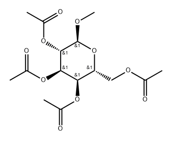 α-D-Altropyranoside, methyl, tetraacetate (9CI) 结构式