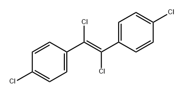 (E)-4,4',α,β-Tetrachlorostilbene Struktur