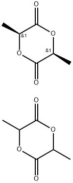 RESOMER LR 706 S, POLY(L-LACTIDE-CO-D,L-LACTIDE) Struktur