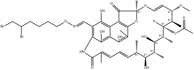 52454-12-3 3-[(5,6-Dibromohexyl)oxyiminomethyl]rifamycin