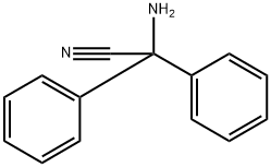 Benzeneacetonitrile, α-amino-α-phenyl- Structure