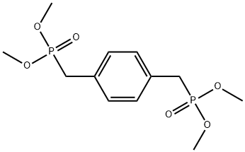 Phosphonic acid, P,P'-[(1,4-phenylene)bis(methylene)]bis-, P,P,P',P'-tetramethyl ester Structure