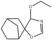 Spiro[bicyclo[2.2.1]heptane-2,5(4H)-oxazole], 4-ethoxy-, [1-alpha-,2-ba-(S*),4-alpha-]- (9CI) Struktur