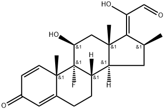 倍他米松烯醇醛Z异构体, 52647-06-0, 结构式