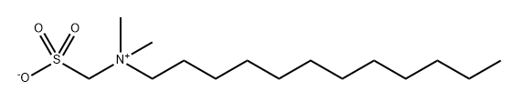 月桂基二甲基磺基甜菜碱, 52667-78-4, 结构式