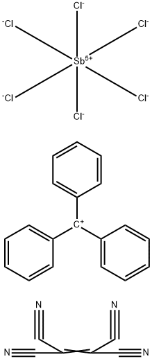 三苯基六氯锑酸碳,52704-88-8,结构式