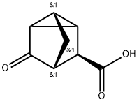 (1R,2S,3S,4S,6R)-rel-5-Oxotricyclo[2.2.1.02,6]heptane-3-carboxylic Acid Structure