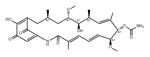Geldanamycin, 17-O-demethyl- Struktur