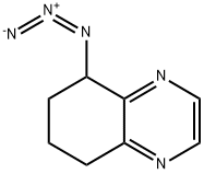 Quinoxaline, 5-azido-5,6,7,8-tetrahydro- Structure