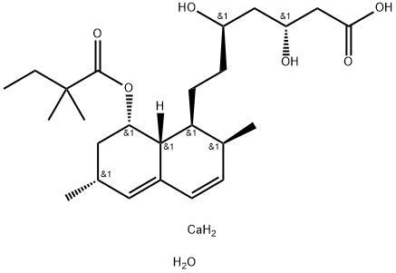TENIVASTATIN CALCIUM, 530112-57-3, 结构式