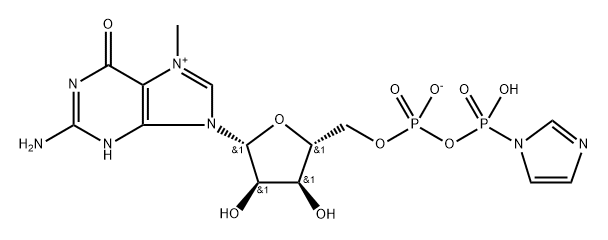 M7甲基鸟苷类似物, 531553-69-2, 结构式