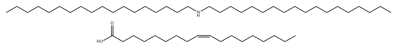 N-オクタデシル-1-オクタデカンアミン・オレイン酸 化学構造式