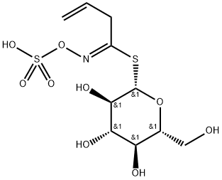 2-プロペニルグルコシノラート 化学構造式