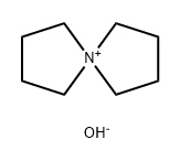 5-偶氮螺壬烷氢氧化物 AQ 溶液, 53409-17-9, 结构式