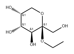 Ethyl b-D-fructopyranoside Struktur
