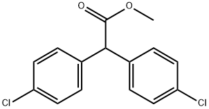 4-クロロ-α-(4-クロロフェニル)ベンゼン酢酸メチル 化学構造式