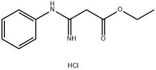 Propanoic acid, 3-imino-3-(phenylamino)-, ethyl ester, monohydrochloride (9CI)